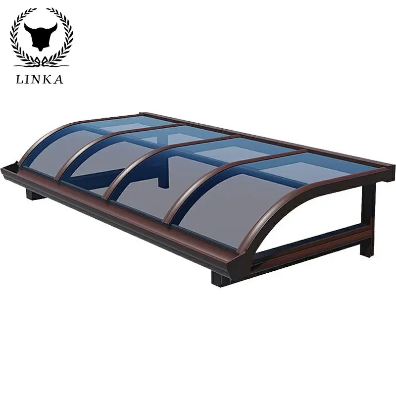 

Наружный водонепроницаемый чехол для парковки во дворе, алюминиевый навес, защита от солнца, дождя, китайская беседка, алюминиевый сад