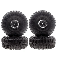 4pcs 1 9%e2%80%98%e2%80%99 2 2 rubber rocks tireswheel tyre for 110 rc crawler car axial scx24 traxxas d90 d110 axi03007 tf2 90046 trx 4