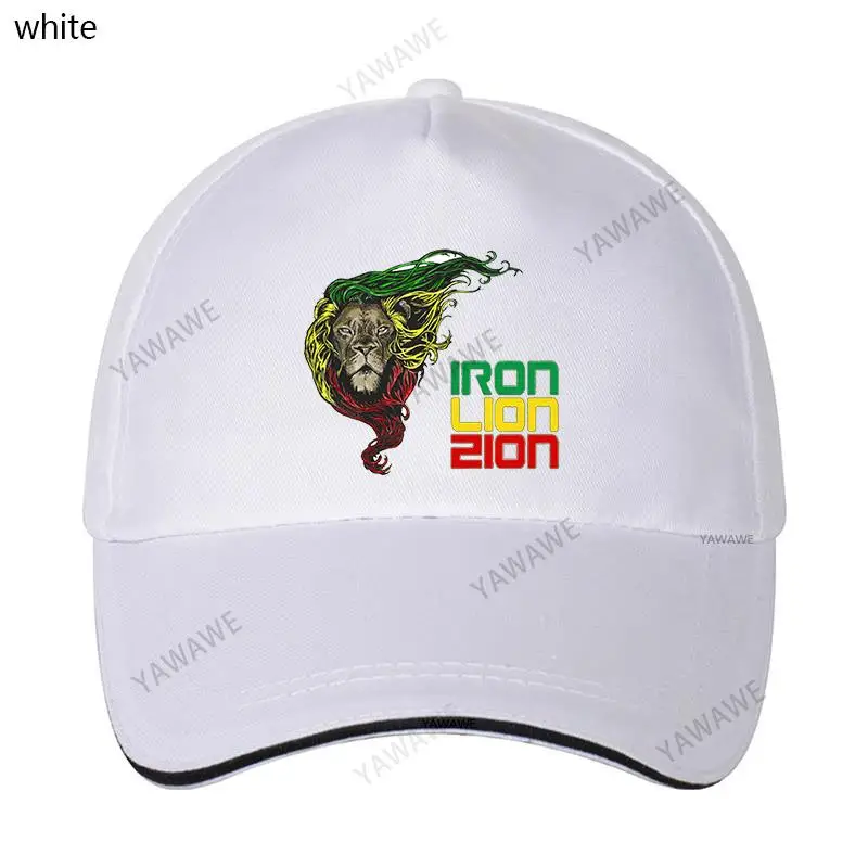 

Black Casual Boys Printed Fish caps T camisa Reggae León Zion adulto disfraz Rasta Fashion print Unisex Snapback hats