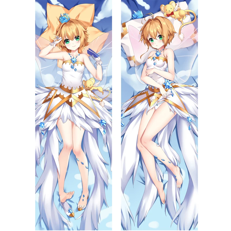 

New pattern Japanese Anime Dakimakura Card Captor Sakura Pillow Case Otaku Waifu Hugging Body Pillowcase Fullbody Throw Cushion