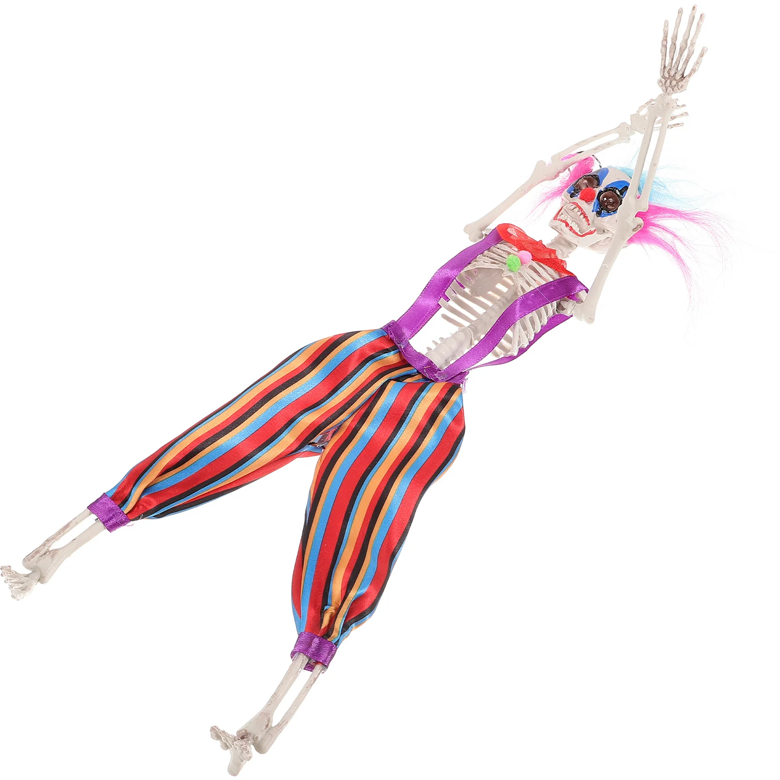 

Halloween Decor Fake Pendant Hanging Clown Decoration Movable Plastic Scary Haunted House Stylish
