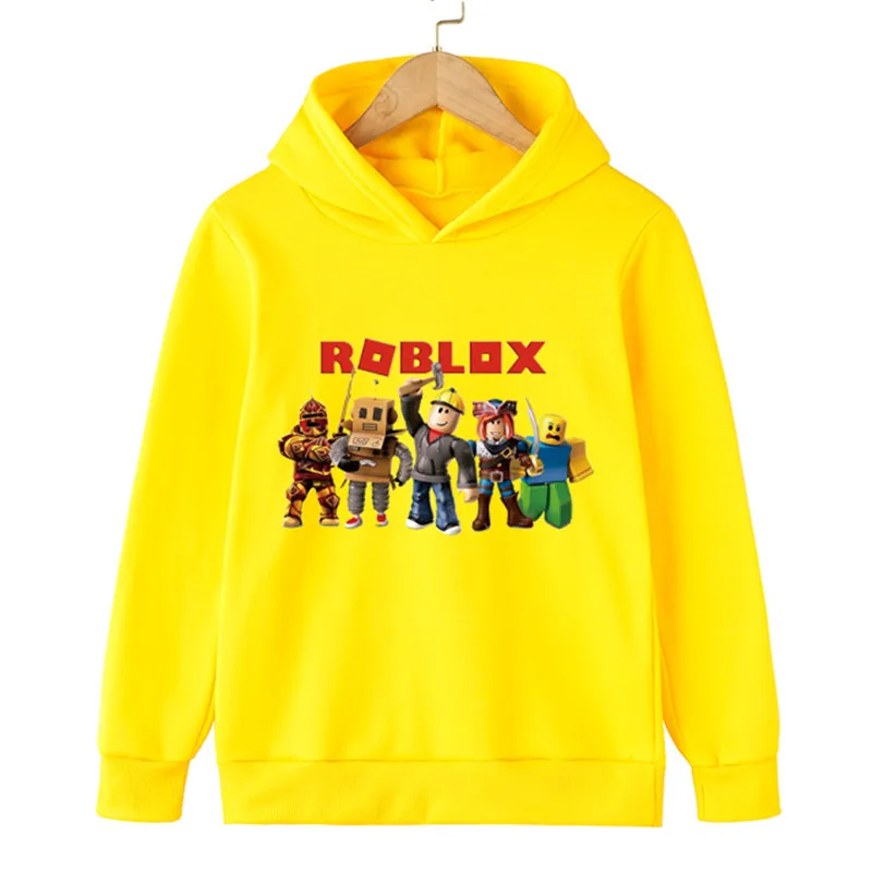 

Autumn Fashion Boys Full Sleeve Game Robloxing Hoodies Children Sweatshirts Game Robloxing Costume Outwear Coats Kids Hoodies