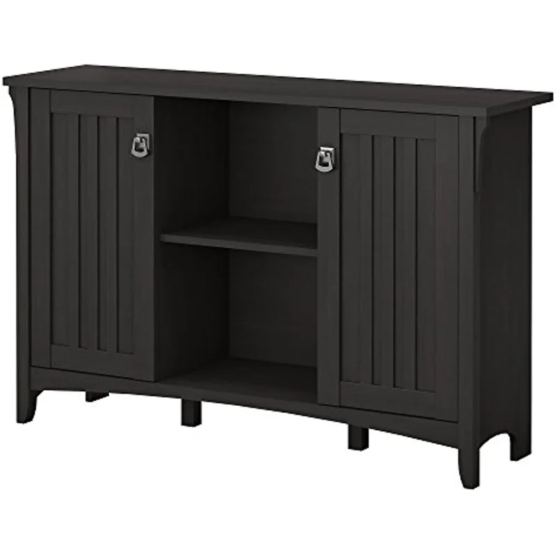 

Шкаф для хранения Salinas Accent с дверцами в винтажном черном цвете