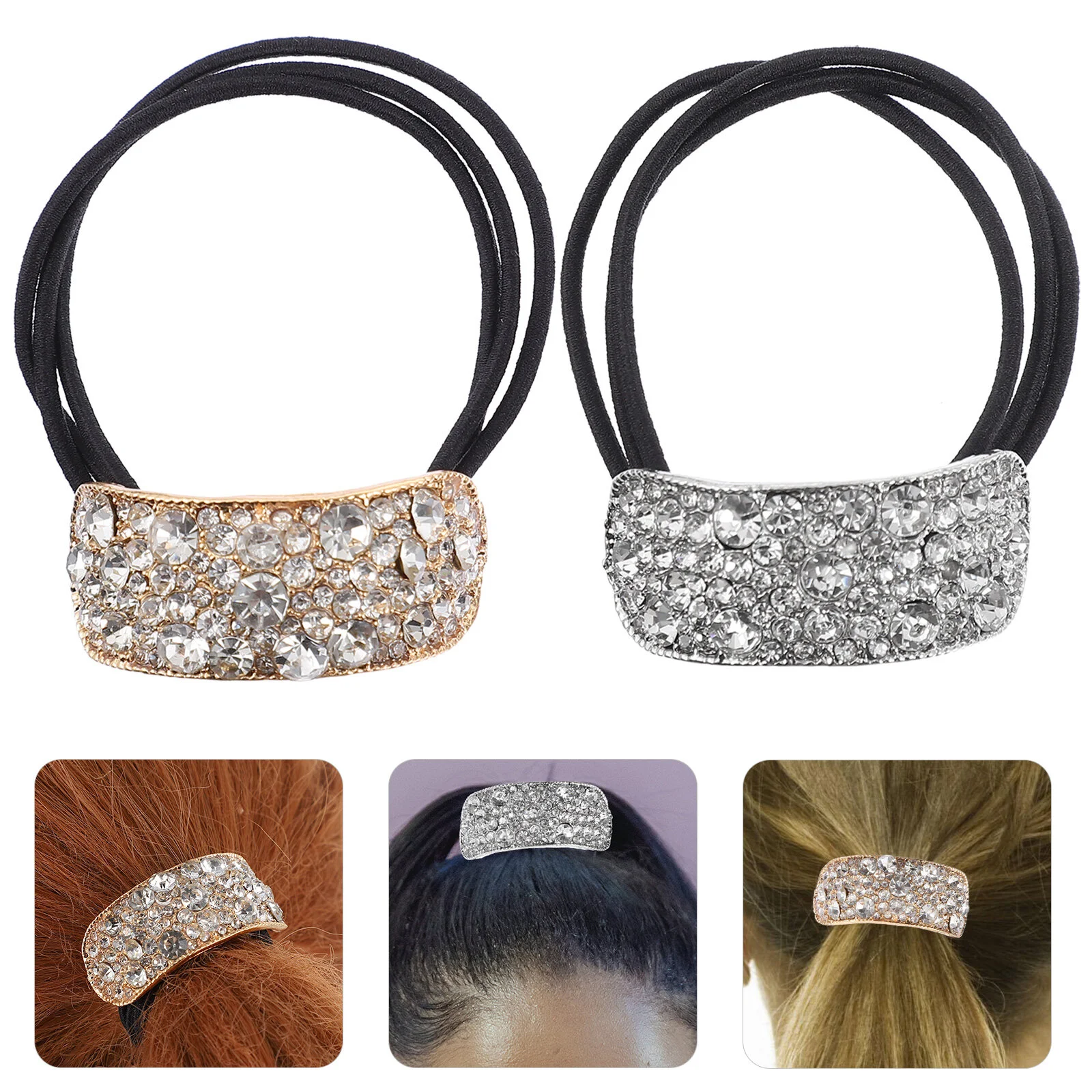 

2 шт., резинки для волос в стиле панк