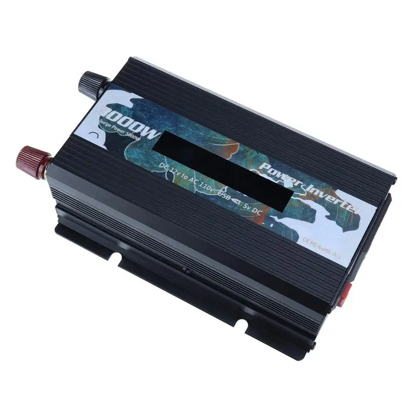 

Pure Sine Waves Inverter DC 12V To AC 110V 220V Voltage 5000W Power Converter Solar Car Inverter