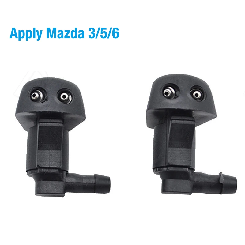 

2pcs/lot Front Windshield Spray Nozzle for Mazda 3 5 6 BN8W BP4L GJ6E GJ6A-67-510 Mazda 6 MK1 2002-2008 Mazda 5 MK2 2006-2010