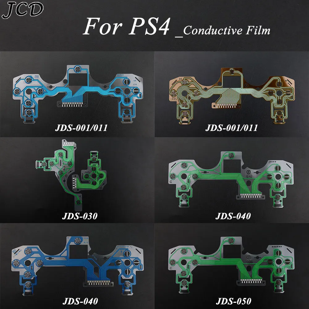 

JCD Conductive Film Keypad For PS4 Pro Slim JDM JDS 001/011/030/040/050 Flex Cable PCB Buttons Ribbon Circuit Board