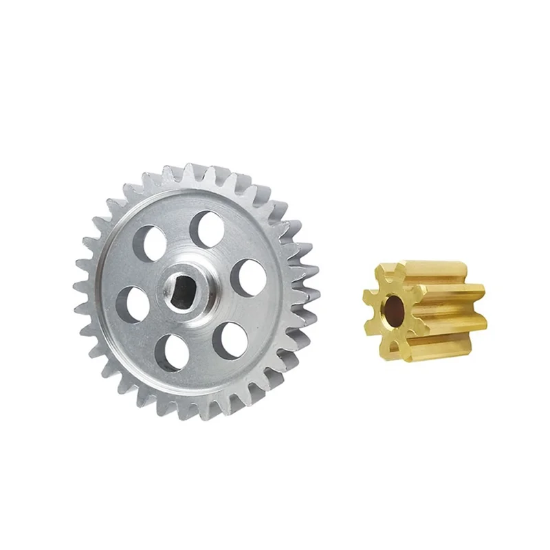 

0.5 Module 8T&32T Metal Gearbox Gear Set for Axial SCX24 Gladiator JLU Bronco C10 Deadbolt 1/24 RC Crawler Car Upgrades