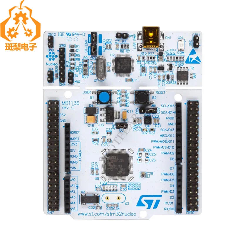 

Плата разработки STM32F072RBT6 нуклео-F072RB, плата оценки с поддержкой Arduino