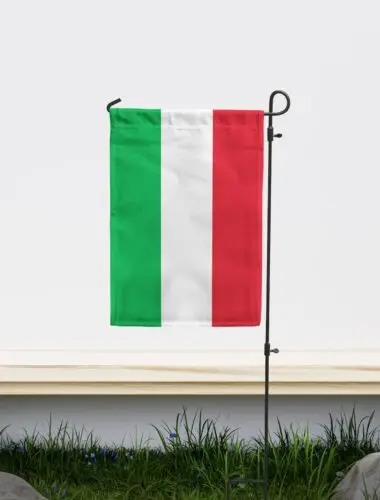 Вертикальный садовый флаг Италии