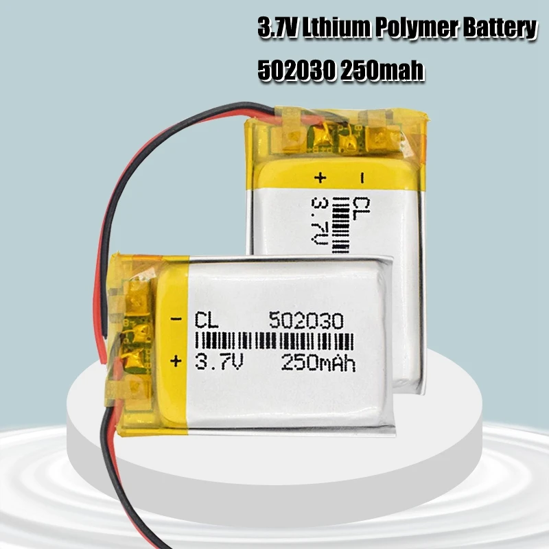 3 7 в 250 мАч 502030 полимерная литий-ионная аккумуляторная батарея Lipo Cells для Mp3
