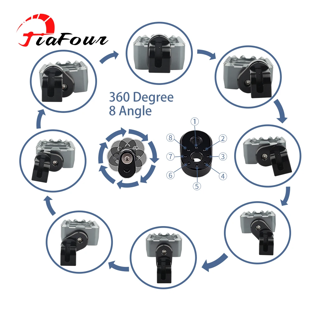 Подходит для MONSTER 821 Dark 937 Plus 950 696 795 796 797 1100 S EVO 1200 R передние рыцарские подножки с