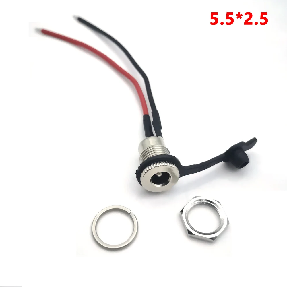 1 шт. водонепроницаемый разъем питания постоянного тока DC099 5 5*2 мм 5521 5525 гнездо