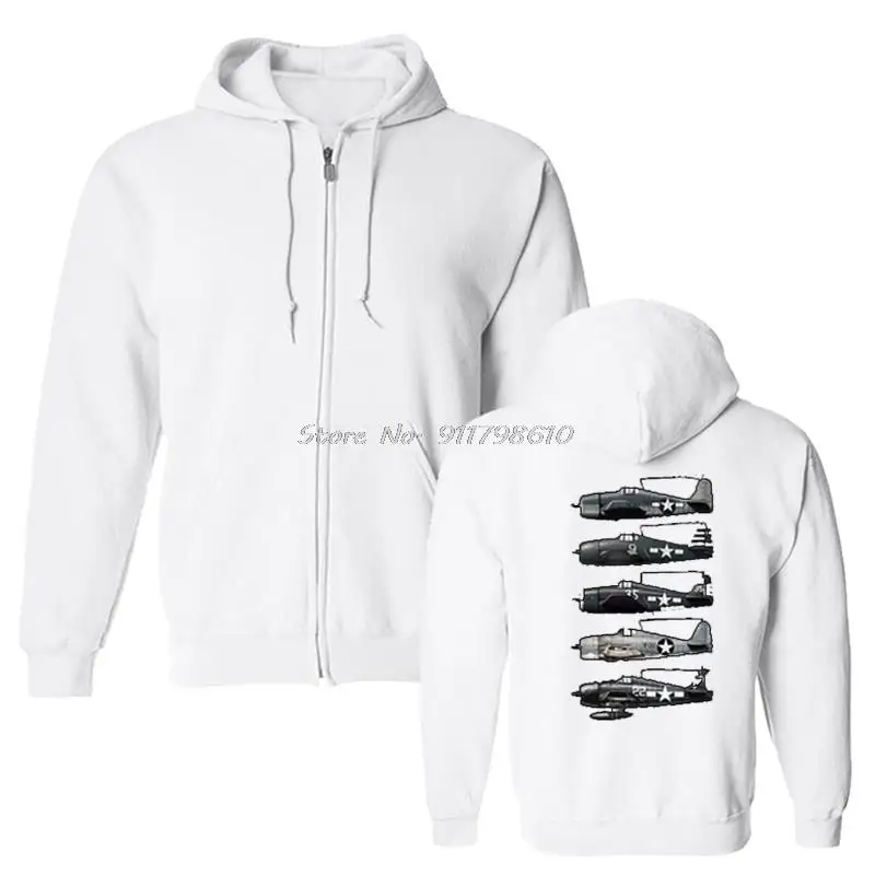 Мужская Флисовая Толстовка Grumman F6F Классическая толстовка с капюшоном в стиле
