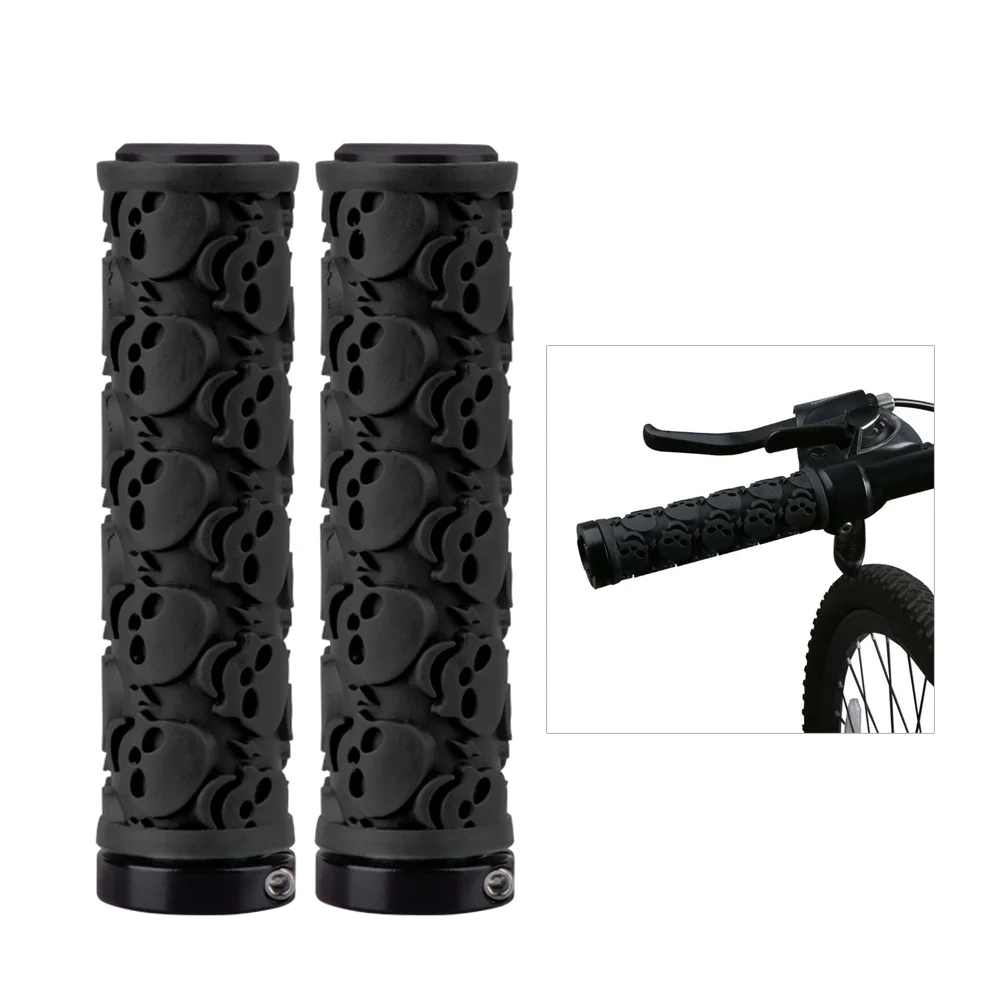 

Anti- Hand Grips Bike Handlebar Ends Barbell Grips Silicone Bicycle Grips Kids Bikes Lock Rubber Bike Handle Grip