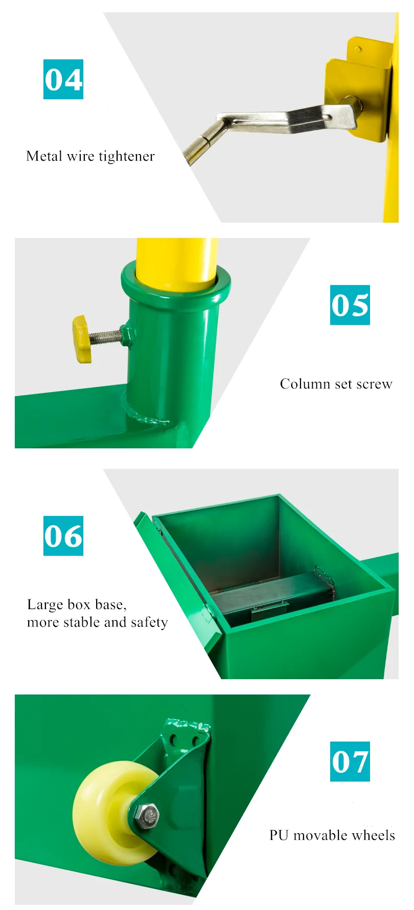 Волейбольная стойка из оцинкованной стали теннисные ворота подвижные стойки
