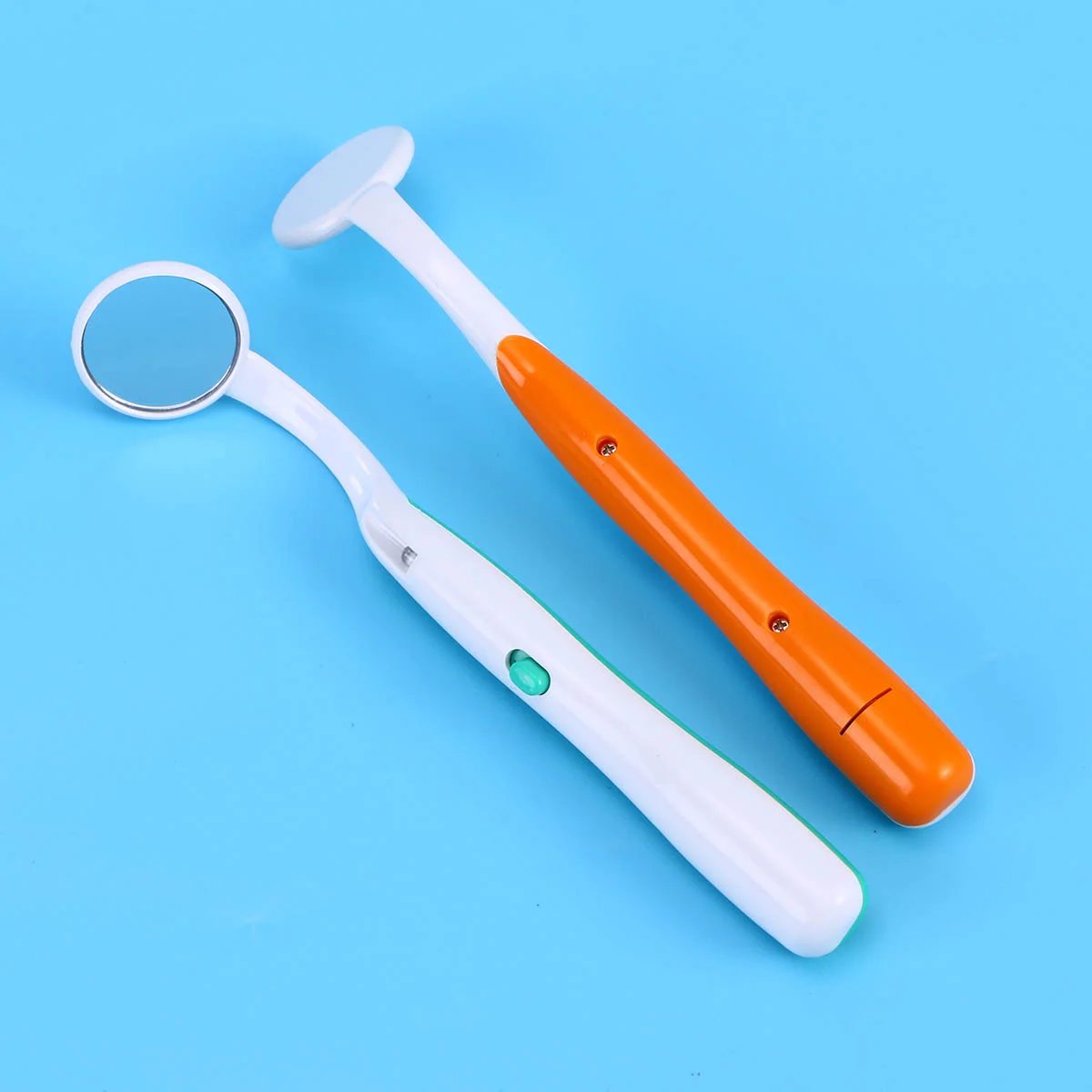 

Mirror Toolinspection Teeth Mouth Oral Dentist Hygiene Reflector Led Lighted Set Stomatoscope Care Telescopingcleaning Steel