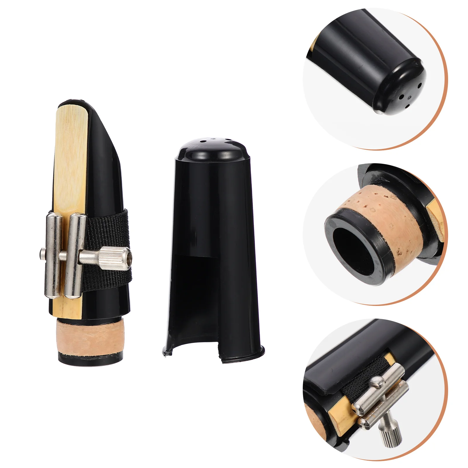 

Mouthpiece Clarinet Saxophone Ligature Reed Kit Cap Accessory Kits Sax Accessories Supplies Instrument Musical Prime Hat Cushion