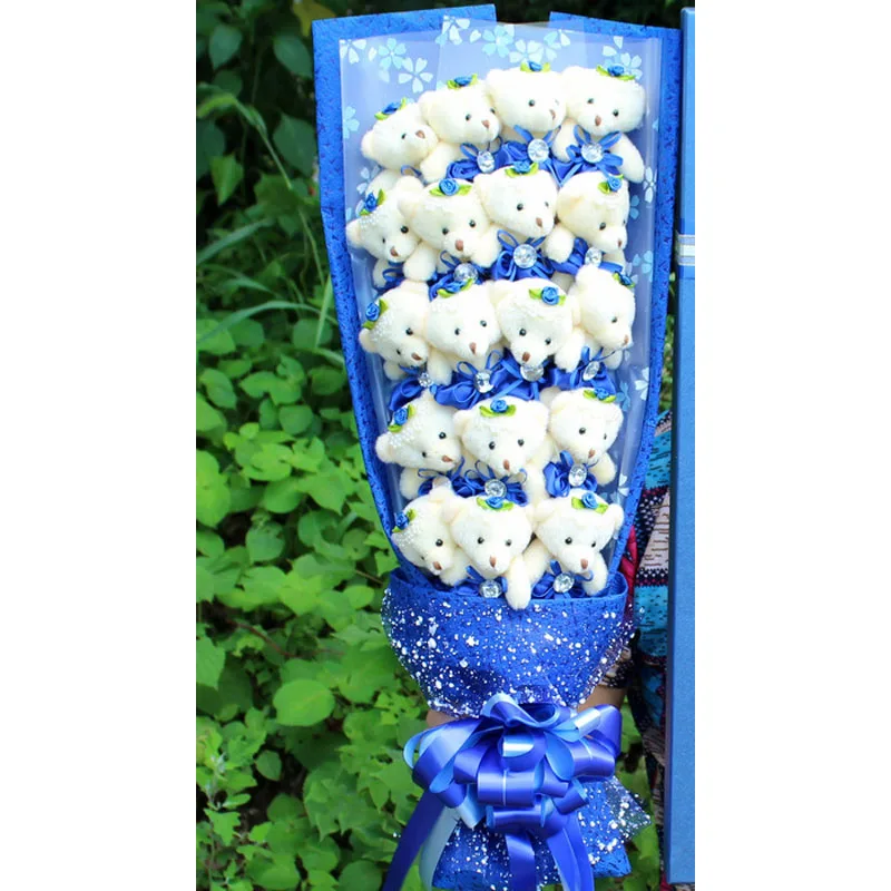 Мишка-Букет плюшевый мишка мультяшный букет мыла цветок плюшевая