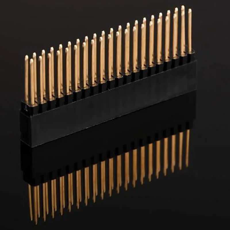 2x20(40 контактов) Штабелируемый разъем для Raspberry Pi A +/B +/Pi 2/Pi 3 сверхвысокий (комплект