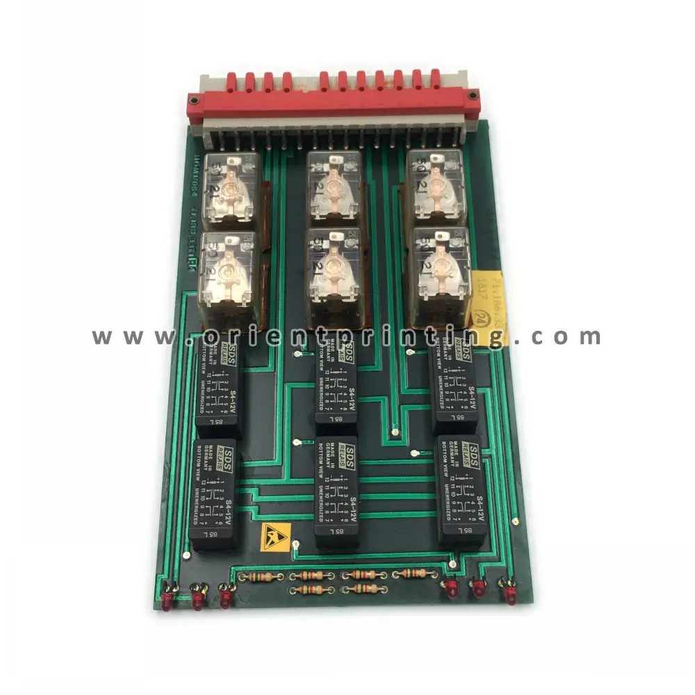 71. 186 3371 печатная плата P. C. B с реле Hdm 1/06.4 CPC1 для печатной машины Heidelberg
