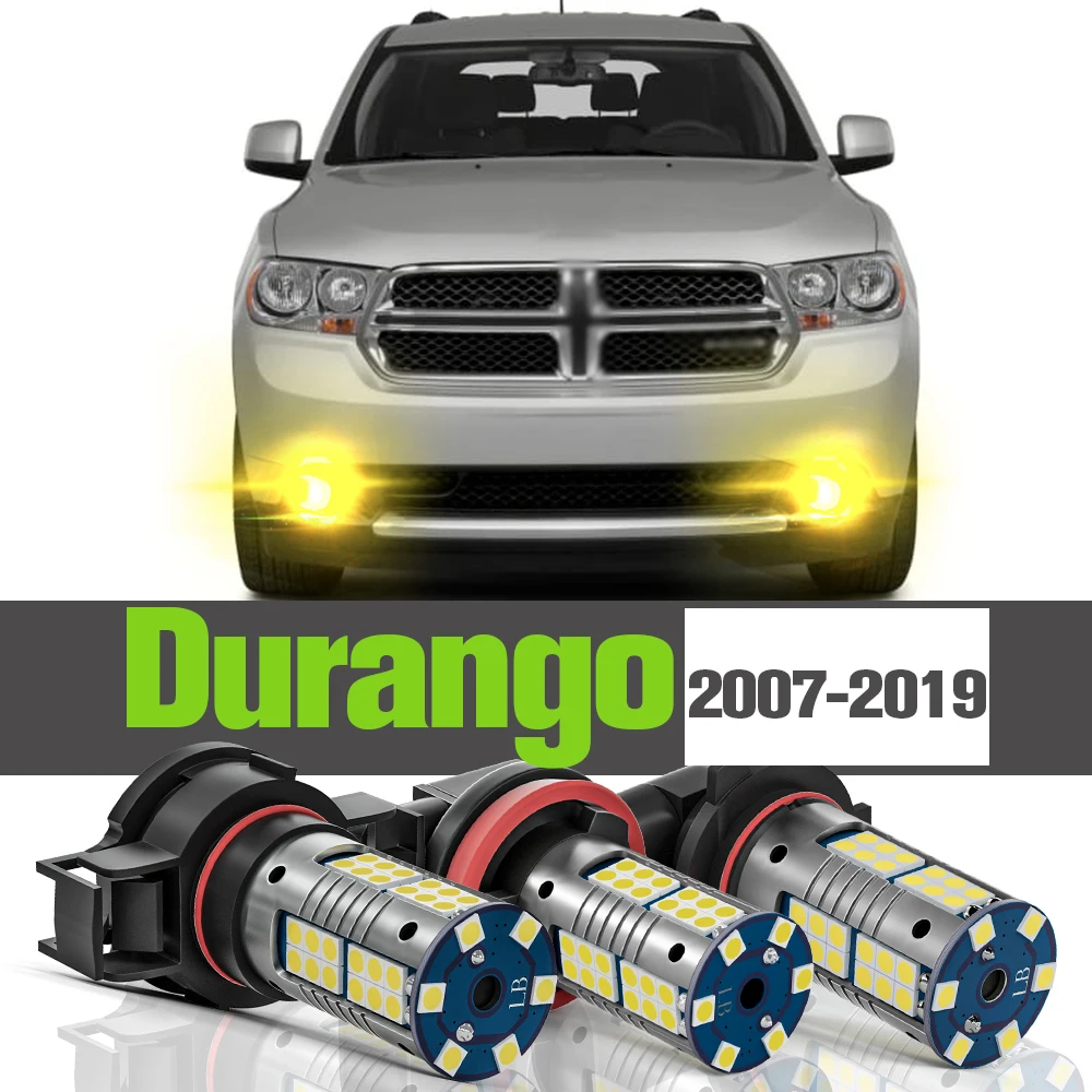 

2x LED Fog Light Accessories Lamp For Dodge Durango 2007-2019 2008 2009 2010 2011 2012 2013 2014 2015 2016 2017 2018