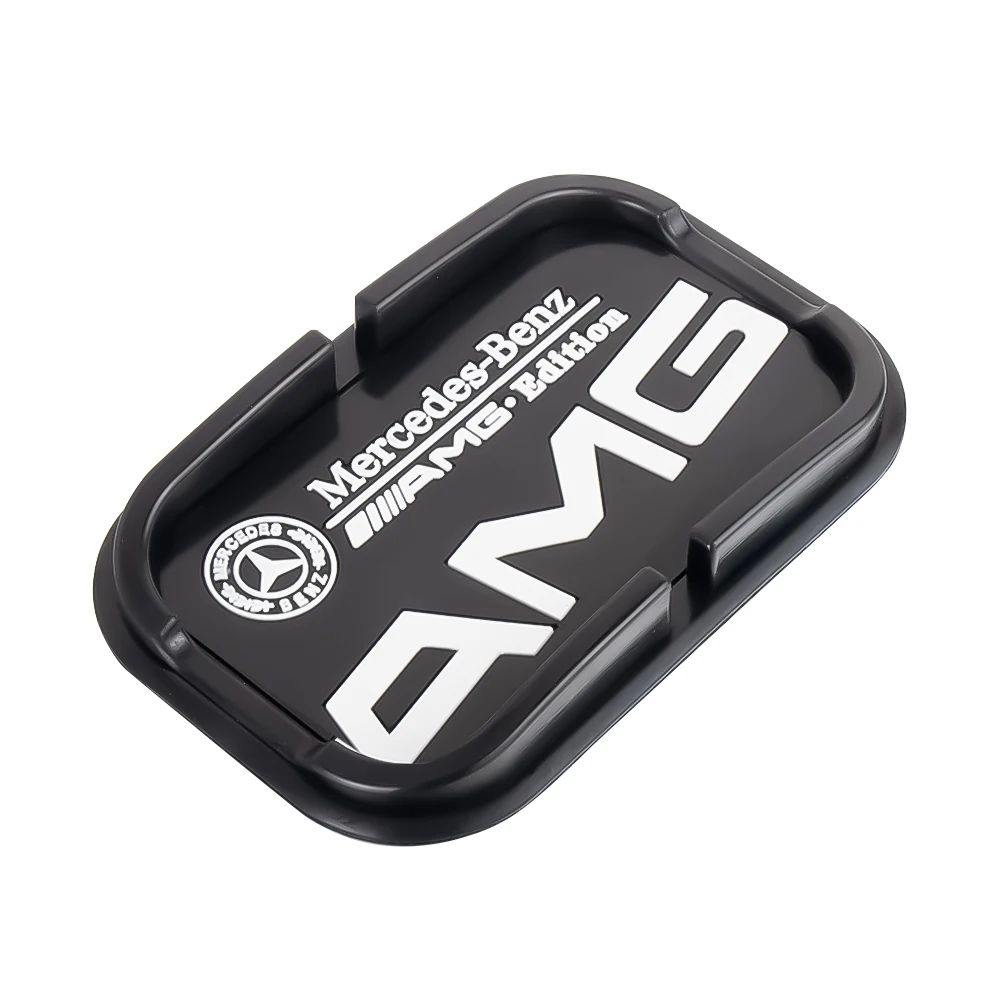 Многофункциональный автомобильный противоскользящий коврик AMG Badge силиконовый