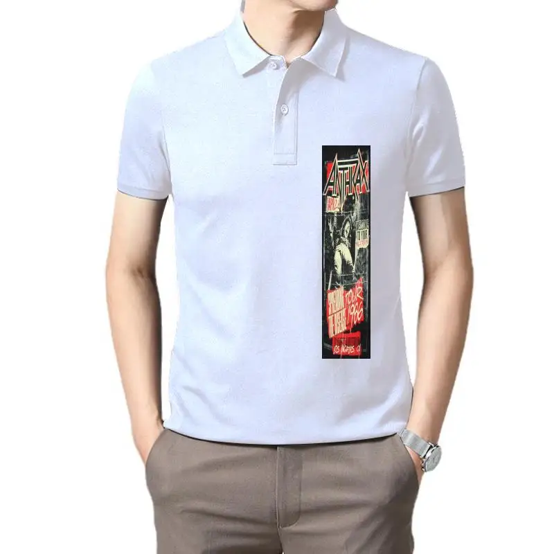 

Anthrax Spreading The Disease 1986 Black T Shirt New Adult Band Reissue Loose Size Top Tee Shirt