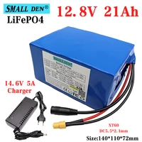 12.8V 21Ah 32700 Lifepo4 Rechargeable Battery Pack 4S3P 12V Electric Boat Uninterruptible Power Supply Battery +14.6V 5A Charger