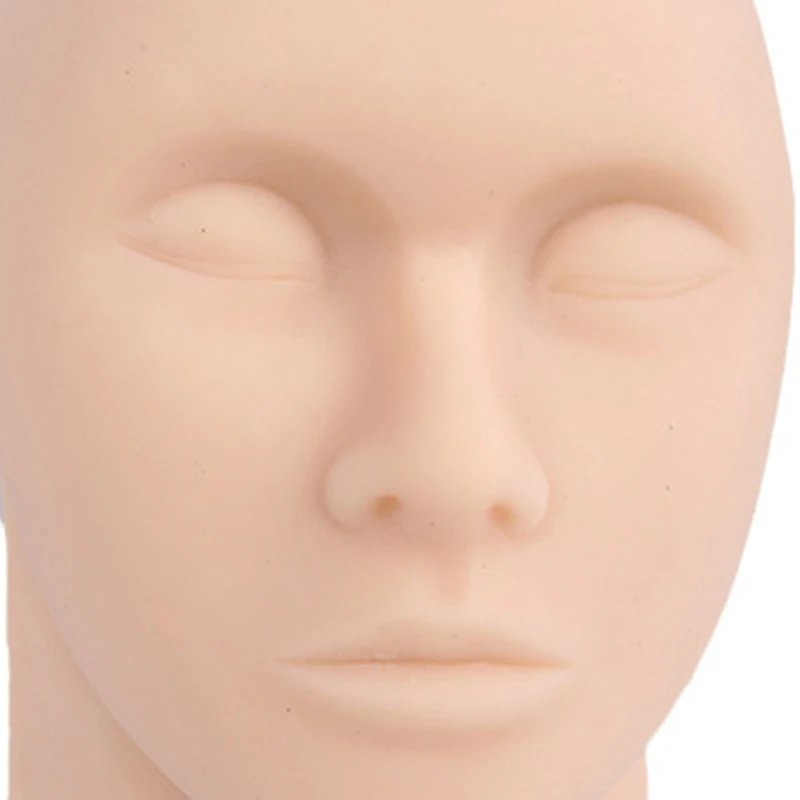 Модель головы манекена силиконовая модель мягкая многоразовая для эстетических