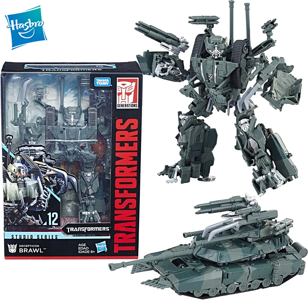 

[In Stock] Hasbro SS12 Brawl Transformers Studio Series Voyager Original New Movie Action Figure Model Collectible Gift Toys