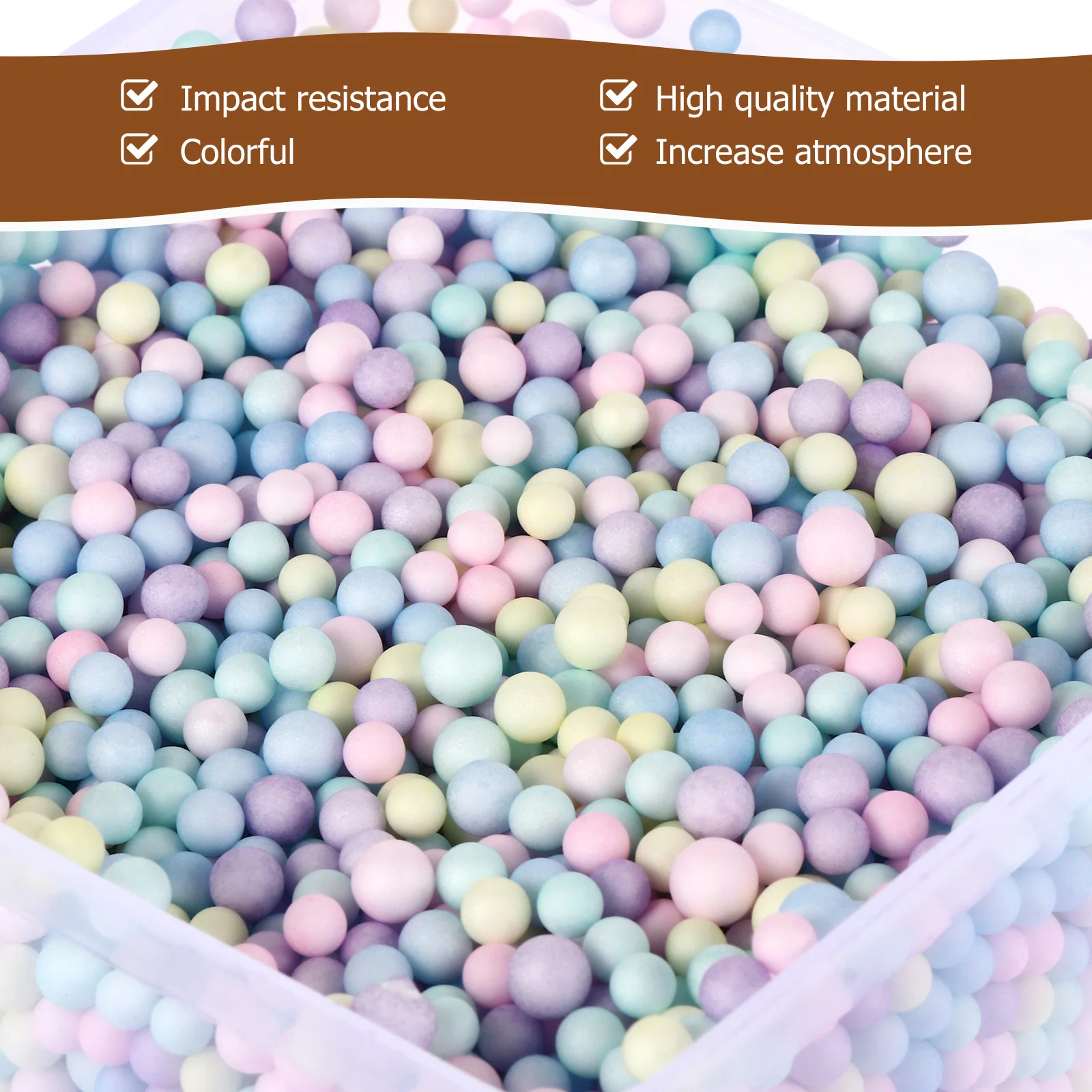 

Foam Beads Bead Polystyrene Filler Craft Tiny Rainbow Color Multi Vase Floam Micro Gift Filling Diy Basket Shreds Box Bulk Decor