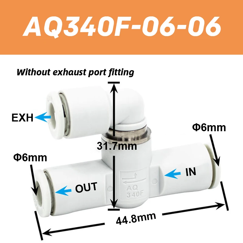 

Быстрый выпускной клапан с глушителем AQ240F-04-00