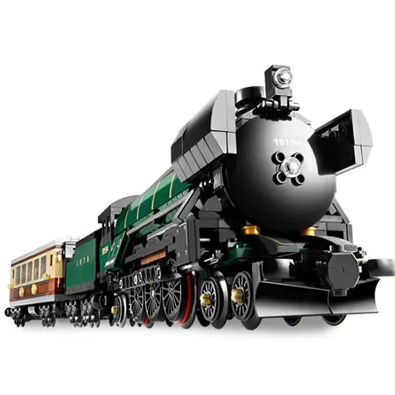 

In Stock 21005 1085pcs Series Emerald Night Train Model Building Kit Block Bricks Lepining Toys 91005 Christmas Gifts