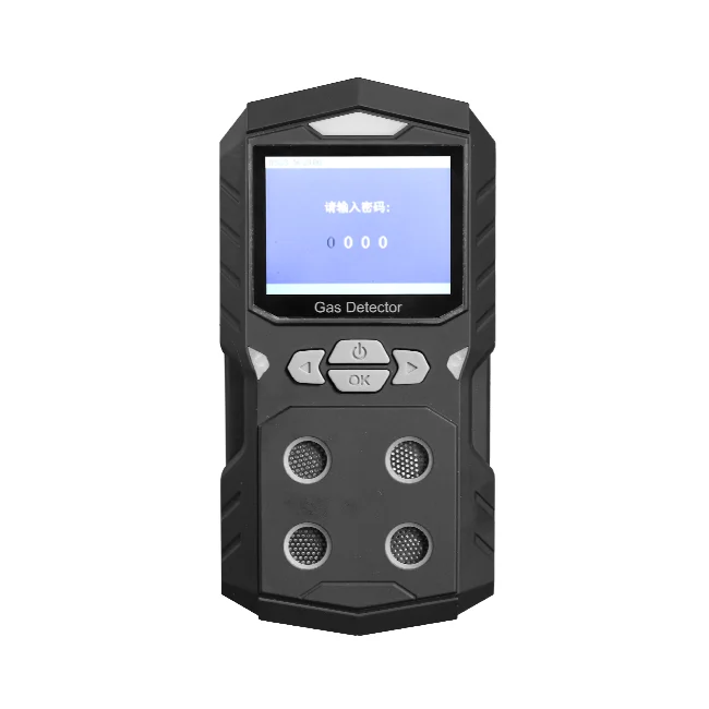 

Digital oxygen, combustible, carbon monoxide, hydrogen chloride portable gas analyzer HN2360