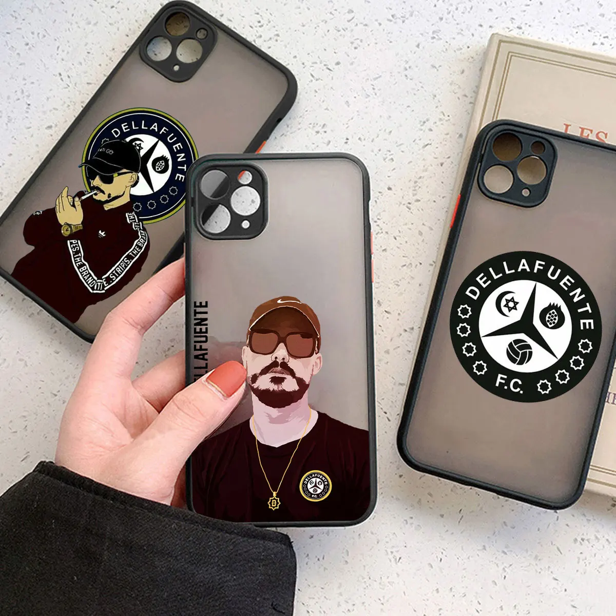 

Dellafuente F C Artwork Case For iPhone 11 12 Pro Max XS Max X XR 7 8 Plus MIni SE 2020 Matte Hard Cover For iPhone 13 Pro Max