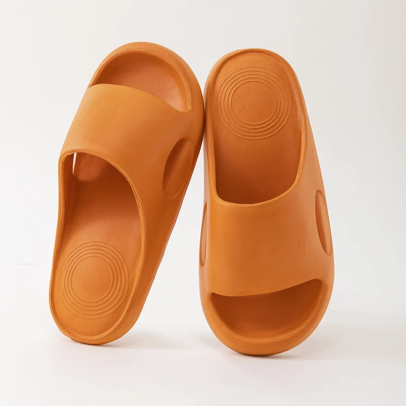 Breathe Women's Home Slippers Soft Shoes White Women's Slippers Non-slip Comfortable Men Shoe Indoor