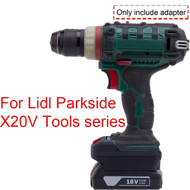 Адаптер/преобразователь аккумулятора для литий-ионных инструментов Lidl Parkside X20V в
