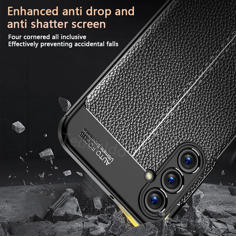 Чехол для Samsung Galaxy A05S A05s SM-A057F мягкий силиконовый кожаный чехол телефона A 05S бампер