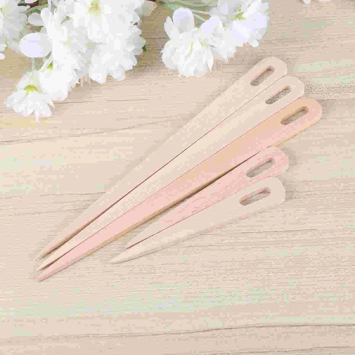 5 шт. плетеные инструменты плетение иглы деревянный ткацкий станок палочка