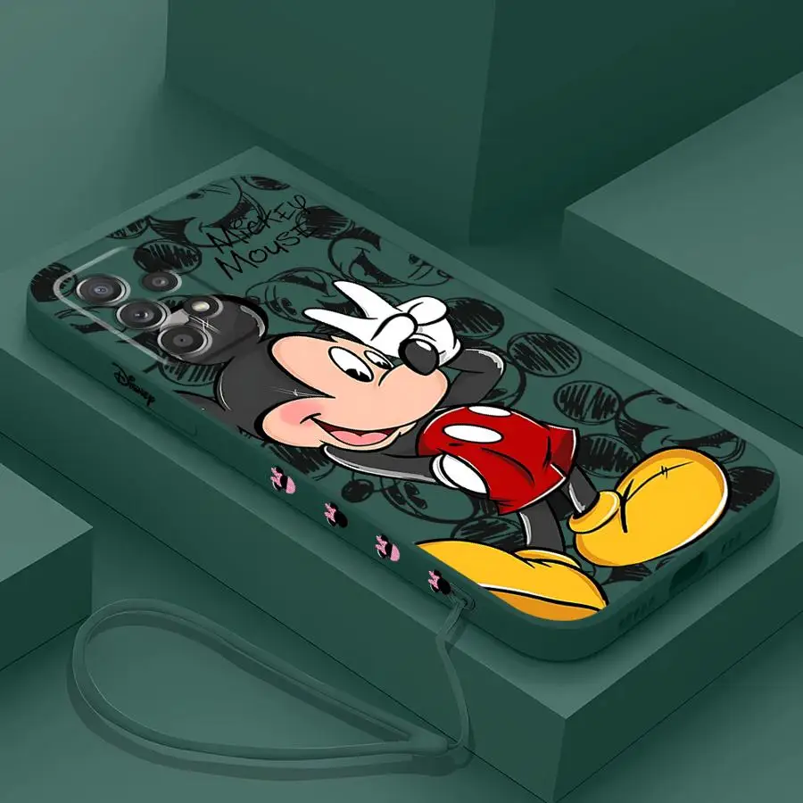 Disney Mickey Minnie Phone Case for Samsung Galaxy A10 A20s A30 A20 A30s A02s A03 A04 A50 A02 A05s A71 A72 A73 A06 A31 A51 5G