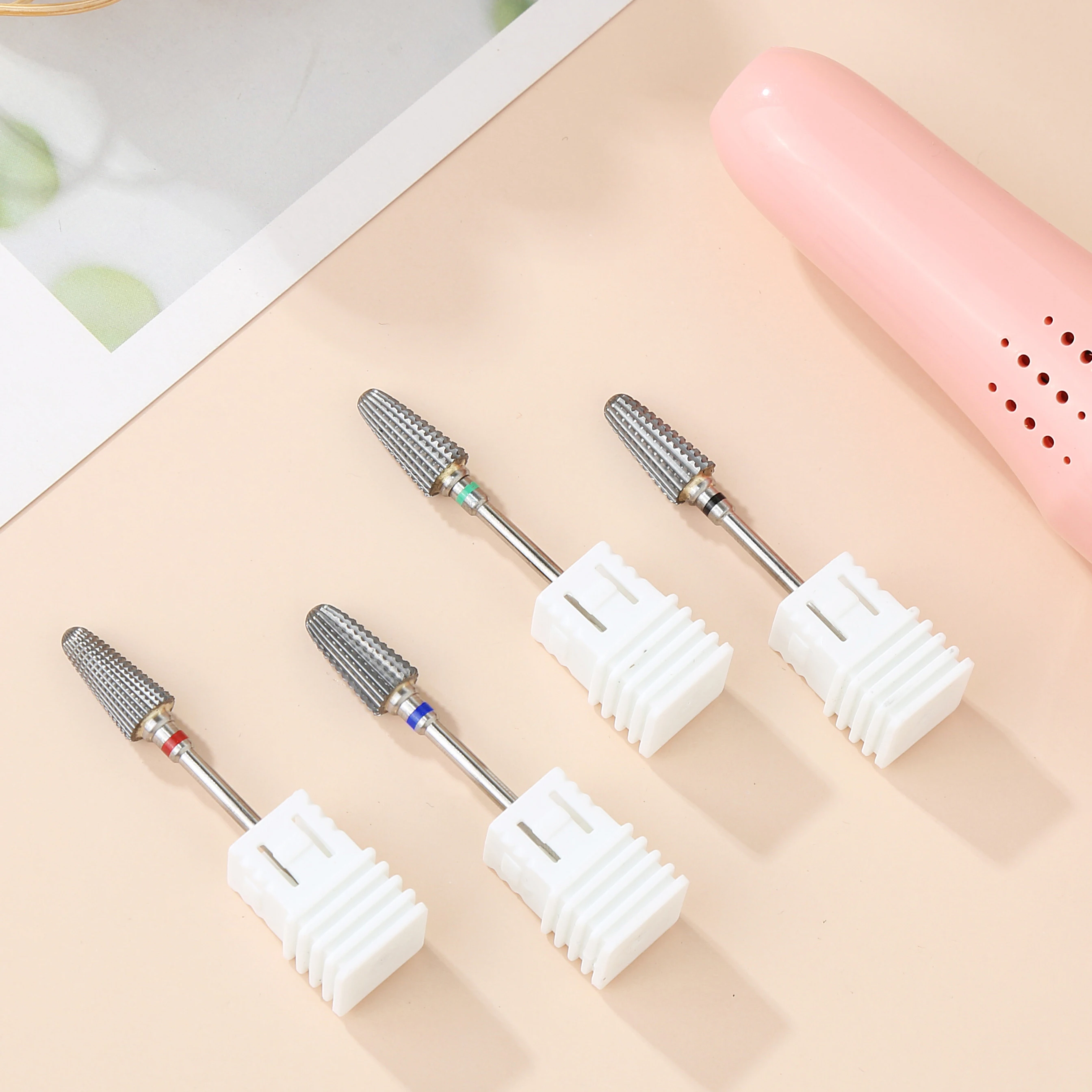 

Tungsten steel Milling Cutter For Manicure carbide Nail Drill Bits Manicure Machine Accessories Nail Files Nail Art Tools