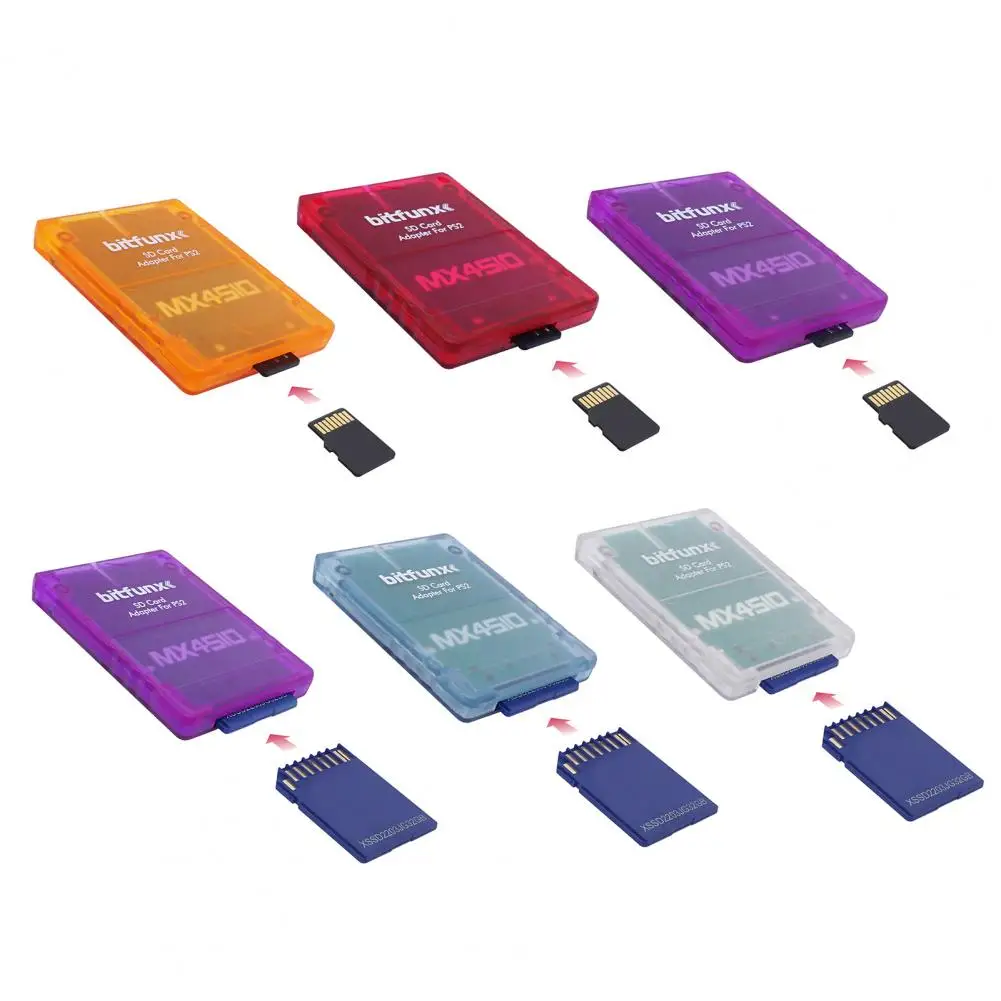 

Card Reader Anti-interference High Speed Reliable Game Consoles TF/SD Card Adapter for PS2 MX4SIO SIO2SD Card Reader Adaptor