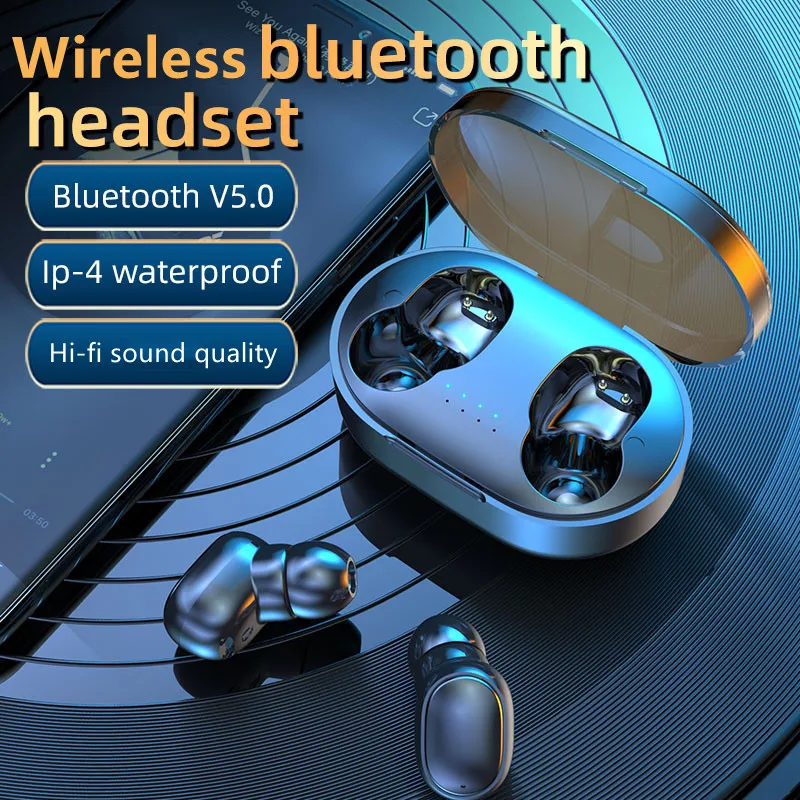 

A6S/E6S TWS Wireless Bluetooth Headphones Ear Buds Hi-fi Sound Quality Waterproof Digital Power Display Wireless Earbuds