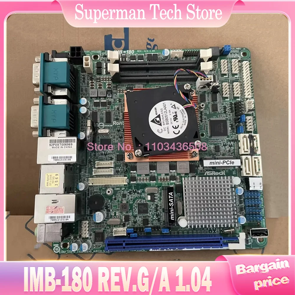 Для ASRock IMB-180 RE V.G/A 1 04 Mini-ITX Промышленная материнская плата