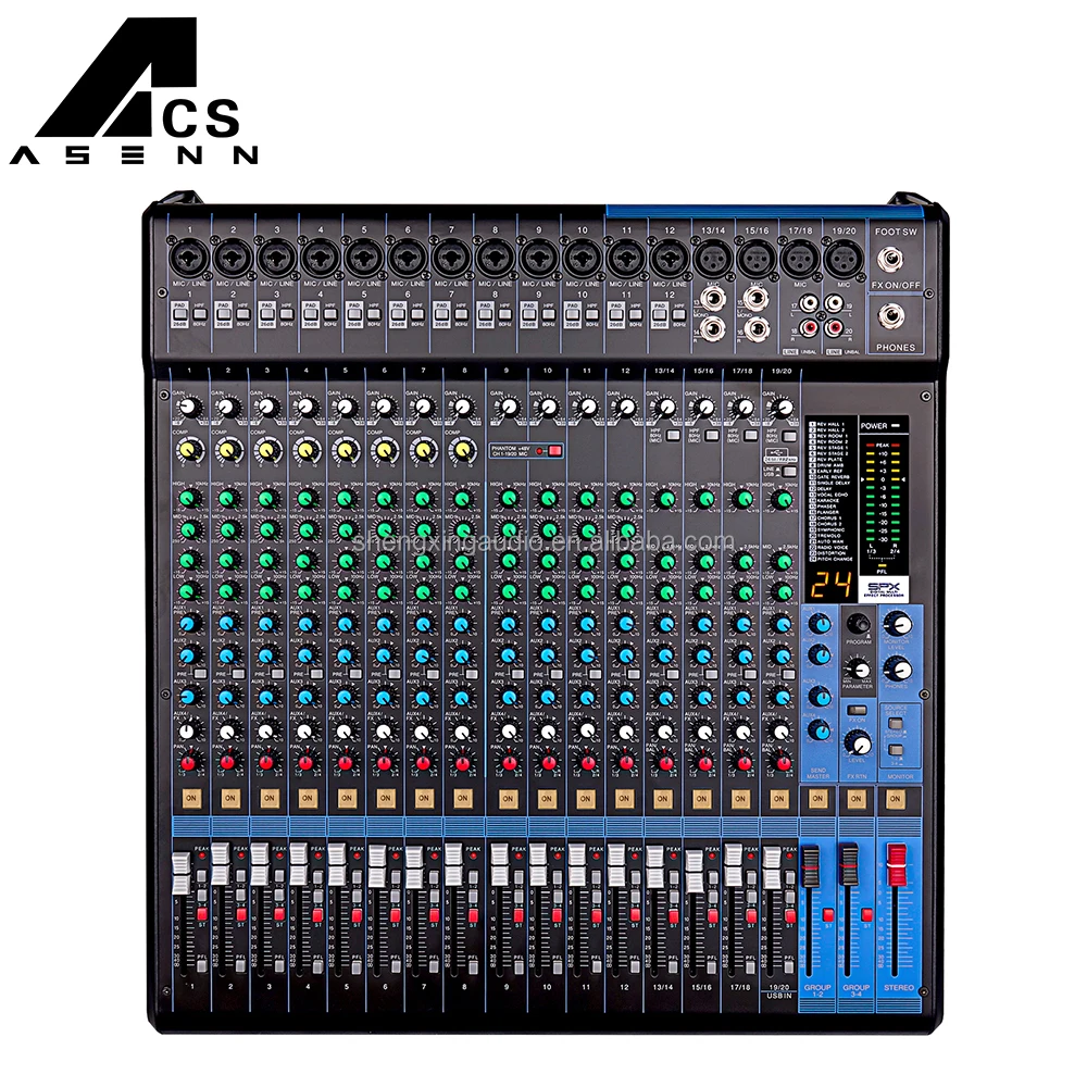 Профессиональный аудиомикшер горячая распродажа MG20XU высокое качество