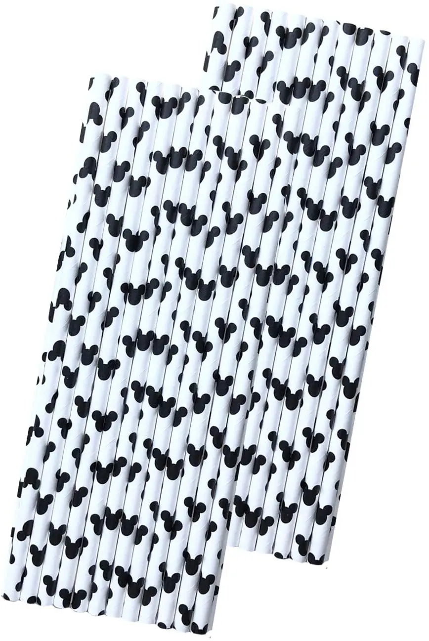 

Бумажные соломинки для коктейлей "Мышьи уши" casame 50 шт