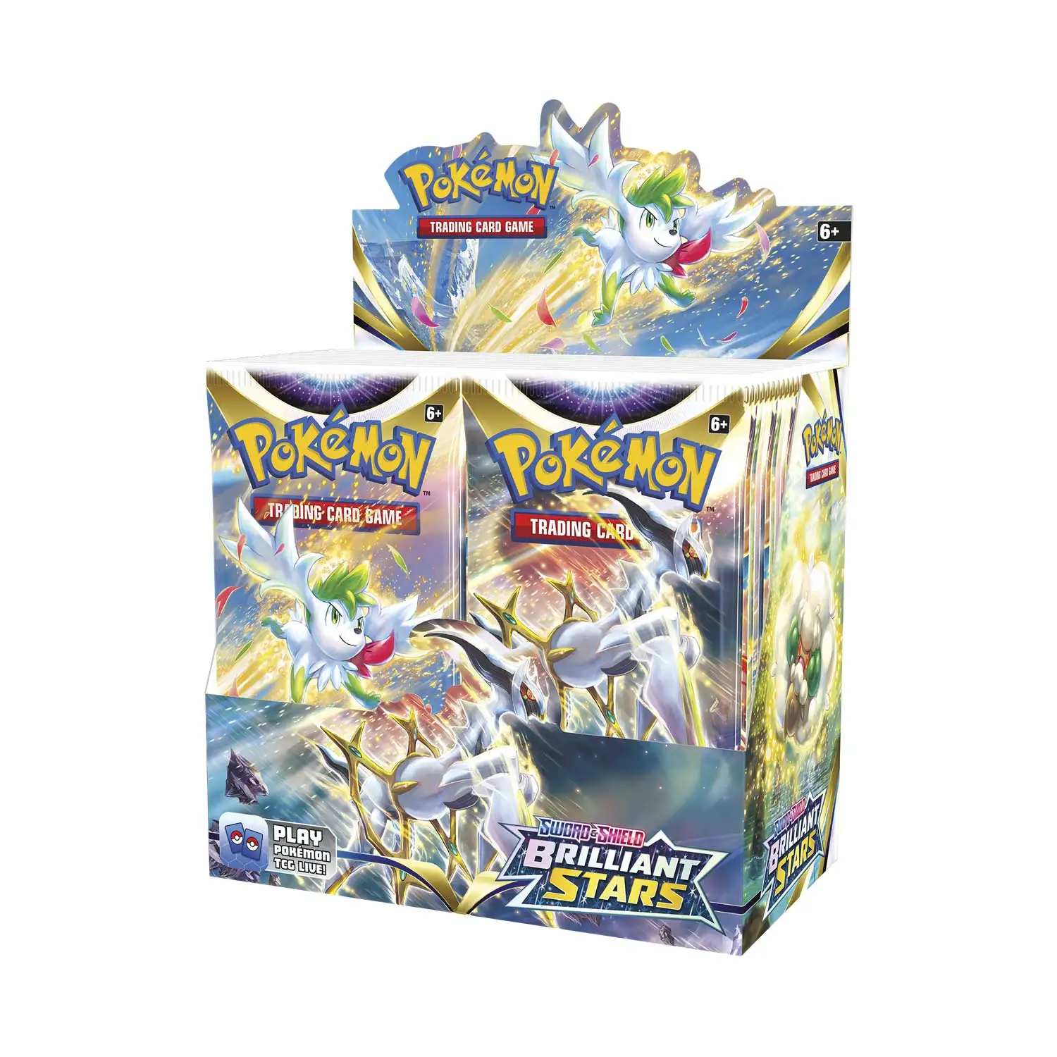 

Pokémon TCG: Sword & Shield-Brilliant Stars Booster Display Box (36 Packs) Pokemon Cards Kids Toys Drop Shipping Wholesale