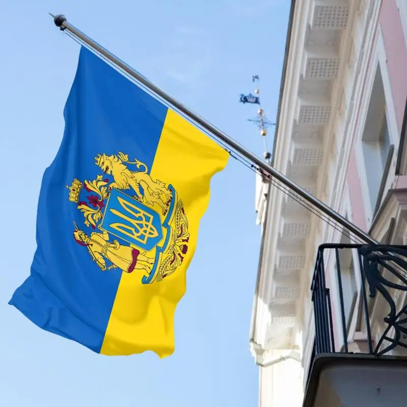 Украинский флаг 3 фута x 5 футов 150x90 см ярко-голубые и желтые государственные флаги