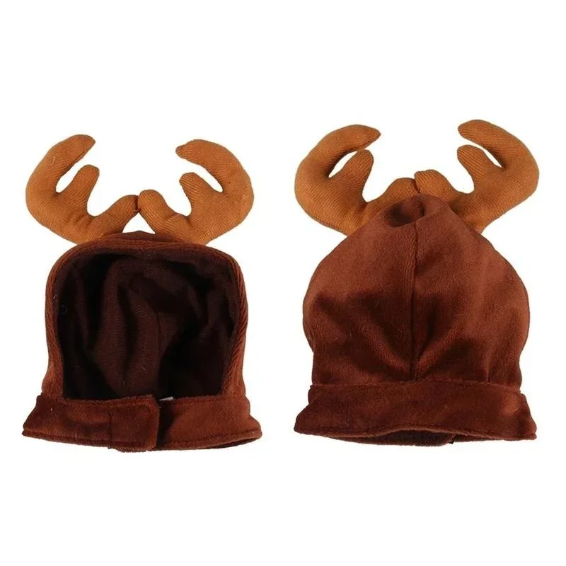 Для кошек и собак кавайная Милая кошка собака Хэллоуин Рождество Олень Рог Шляпа